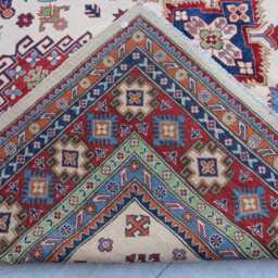 9x12 Ft Afghan Palace Kazak Brand Area Rug, Handmade High Pile Soft Wool Traditional Dining Table Living Room Rug - thumbnail 4
