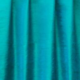 Peacock Green Blue Silk Dupioni Curtain Panels - Rod Pocket, Grommet, Box Pleat, Three Pinch Tab Top & Plain Ring Top - thumbnail 3