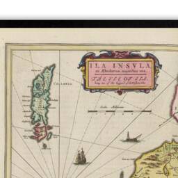 Isle Of Islay Map - Old Antique 1665 Wall Print- Poster Art-Wall Art -Scottish Maps- Vintage Print - thumbnail 2
