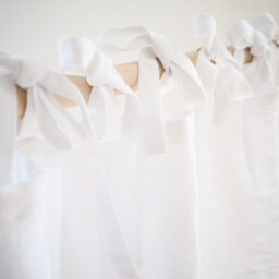 Homey White Tie Top Curtain Made Of Medium Linen - 160 G/M2//Scandinavian Design Drapes 1 Pcs - thumbnail 3