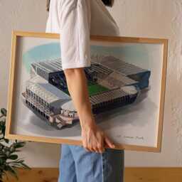 St James' Park Art Print, Newcastle Football Stadium Poster - thumbnail 2
