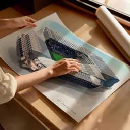 St James' Park Art Print, Newcastle Football Stadium Poster - thumbnail 3