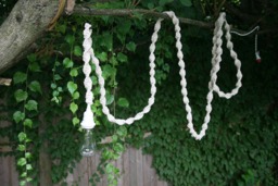 Large Macrame Hanging Pendant Light - thumbnail 1