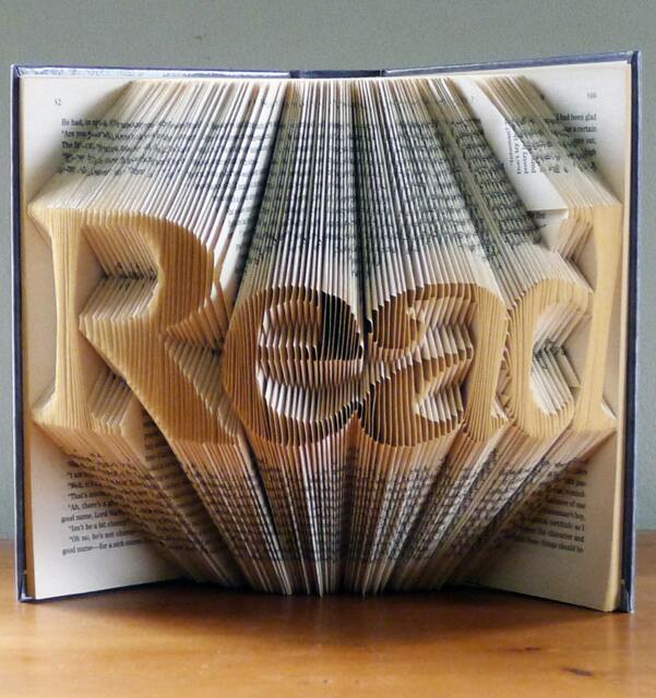 Book Club Gifts Handmade Gift Art - Best Selling Items Most Popular Read For Lovers Folded Teacher's - image 1