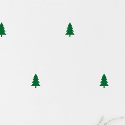 Christmas Trees Wall Decal Kids Room Pine Tree Wall Sticker, Nursery, Bedroom Pattern Wallpaper Vinyl Decals Stickers Home Decor - thumbnail 2