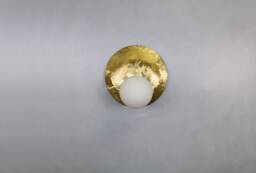 Brass Wall Plate Lighting , Round Wall Lamp Globe Lamp Vanity Light Fixture, Sconce, Lamp, Lights - thumbnail 1