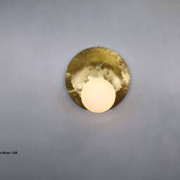 Brass Wall Plate Lighting , Round Wall Lamp Globe Lamp Vanity Light Fixture, Sconce, Lamp, Lights - thumbnail 2
