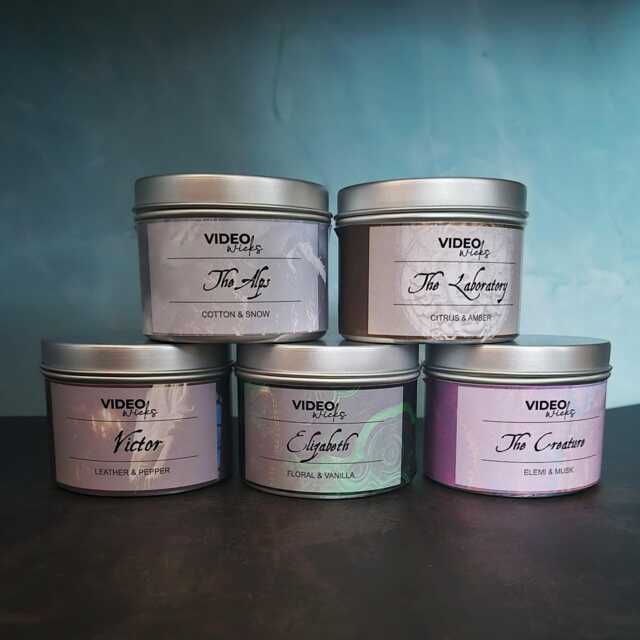 Little Box Of Frankenstein - 5 4Oz Soy Candles - image 1