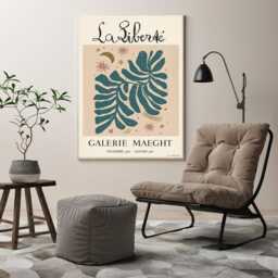 La Liberte Wall Art, Museum Exhibition Print, Moon & Stars Vintage Poster, French Art - thumbnail 3