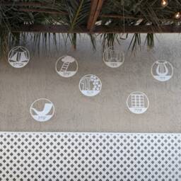 Ushpizin Sukkah Wall Art - Acrylic - Hangings, Jewish, Judaica, Signs, Torah, Bible, Holiday, Sukkot, Succos - thumbnail 2