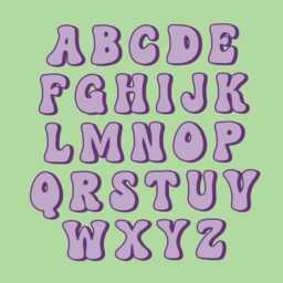 Personalised Colourful Initial Print, Custom Retro Letter Poster, Gift Idea, Gallery Wall Decor, Alphabet Art - thumbnail 3