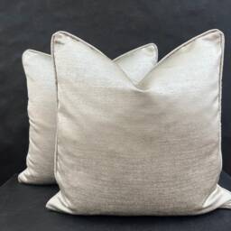 Gold Contemporary Luxury Designer Textured Cushion Pillow Cover - thumbnail 1