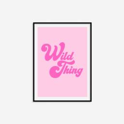 Wild Thing Print - Colourful Wall Art, Eclectic Decor, Music Print, 60S Music, Animal Art - thumbnail 3