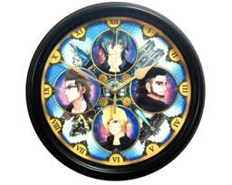 Final Fantasy Xv Clock - Noctis Caelum Ignis Scientia Gladioulus Amitica Prompto Argentum Geek Decor Video Game Ffxv - thumbnail 1