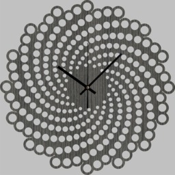 Scandinavian Design Handmade Wall Clock - Natural Oak Non Ticking Unique Geometric Decoration Stylish Clocks - thumbnail 3