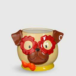 Funny Dog Ceramic Pot, Perfect Quirky Gift - thumbnail 2