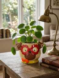 Funny Dog Ceramic Pot, Perfect Quirky Gift - thumbnail 1