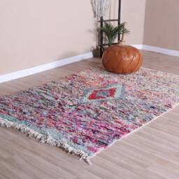 Authentic Boujaad Rug, Soft Moroccan Rug 5x8 Ft - thumbnail 3