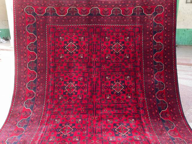 Afghan Rugs, 8.1 X 5.7 Ft, Gorgeous Rug, Handmade 100% Wool, 6X8 Bukhara Living Room Rug, Oriental Tribal Rug, Office Rug - image 1