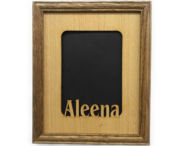 Custom Name Picture Frame - 8x10 Holds 5x7 Photo School Frame, Personalized Back To - image 1