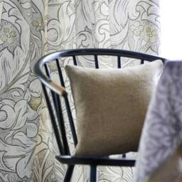 Morris & Co Batchelors Button Door Curtain Horned Poppy - thumbnail 3