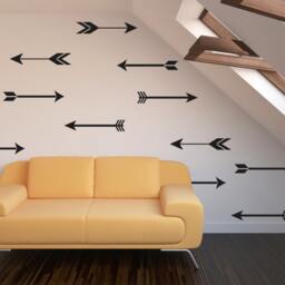 35 Arrow Wall Decals/Vinyl Stickers, Childrens Bedroom/Nursery Decals, Wallpaper Art Decor, 3 Styles Christmas Gift - thumbnail 2