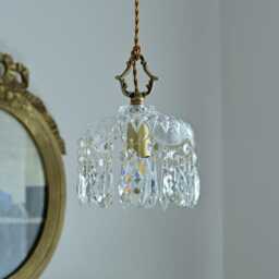 Vintage Crystal Pendant Light Brass Finish Chandelier Jza-005 - thumbnail 4