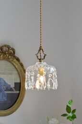 Vintage Crystal Pendant Light Brass Finish Chandelier Jza-005