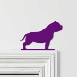 Door Topper Dog Pitbull Various Colours Top Of Decorative Sign - Sign, Novelty Wall Decor, Frame Art, Art - thumbnail 4