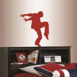 In-Style Decals Wall Vinyl Decal Home Decor Art Sticker Break Dancer Hip Hop Dance Jumping Guy Teen Boy Room Removable Mural Design 66 - thumbnail 2
