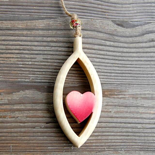 Tears With Heart Woode Wall Window Decoration Ornament, Unique Gifts For Women - image 1