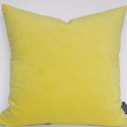 Yellow Velvet Pillow Cover Decorative Throw Pillow, All Sizes - thumbnail 2