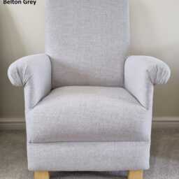 Laura Ashley Newquay Check Fabric Adult Chair Armchair Small Accent Nursery Penrith Whinfell Josette Statement Bedroom Bacall - thumbnail 4