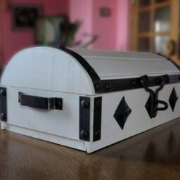 Decorative Wine Box - Two Bottles - thumbnail 4