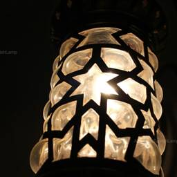 3 Glass Standing Lamp, Morocco Lantern, Chandelier, Turkish Light, Standing Floor Standing Lamp, Morocco Lamp, Turkey Light - thumbnail 2