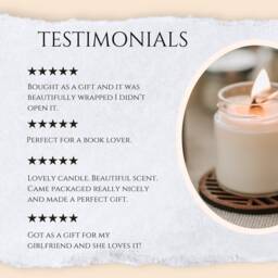 Fantasy Bookish Candles For Book Lovers - Homemade Scented Soy Gifts - thumbnail 4