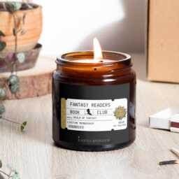 Fantasy Bookish Candles For Book Lovers - Homemade Scented Soy Gifts - thumbnail 2