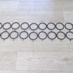 Curtain Rail Set-Uphandmade in Uk..wrought Iron - Forged Steel + Free Fitting Kit - thumbnail 3