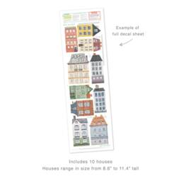 Small Village Kit - Fabric Wall Decal Rooftop Mej - thumbnail 4