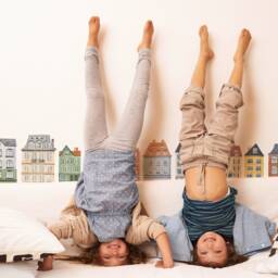 Small Village Kit - Fabric Wall Decal Rooftop Mej - thumbnail 3