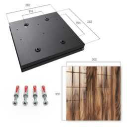 Wooden Texture Wall Mounted Key Cabinet, Brown Industrial Box, Rustic Textures, For Lovers Of Nature & Warm Interiors - thumbnail 4