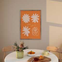 Don't Stress Art Print, Retro Kitchen Illustration, Mid Century Modern Wall - thumbnail 1