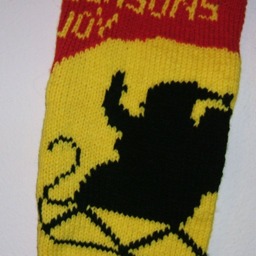Hand Knitted Christmas Stocking - thumbnail 2
