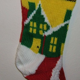 Hand Knitted Christmas Stocking - thumbnail 3