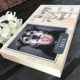 Pet Memorial Gift, Dog Memorial, Frame, Plaque, Photo Cat - thumbnail 4