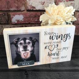 Pet Memorial Gift, Dog Memorial, Frame, Plaque, Photo Cat - thumbnail 3