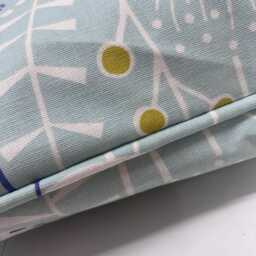 Duck Egg Blue Flower Scandi Square Cushion Made To Measure Various Sizes in Suffolk - thumbnail 3