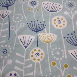 Duck Egg Blue Flower Scandi Square Cushion Made To Measure Various Sizes in Suffolk - thumbnail 4