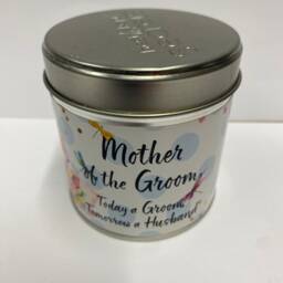 Wedding Party Candle in A Tin Bridesmaid, Mother Of Bride, Vegan - thumbnail 3