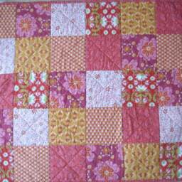 Babydecke, Krabbeldecke, Baby Quilt, Blanket, Girl Bedding, Babydecke - thumbnail 3